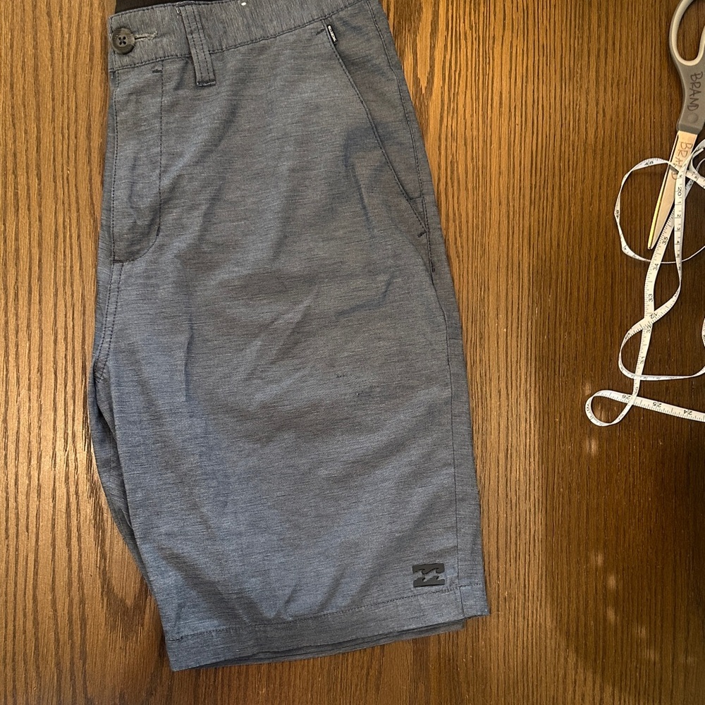 Billabong blue gray board Shorts